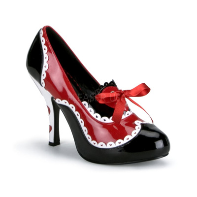 Queen-03 zwart/rood/wit- fantasy, alice Queen-03 zwart/rood/wit- fantasy, alice