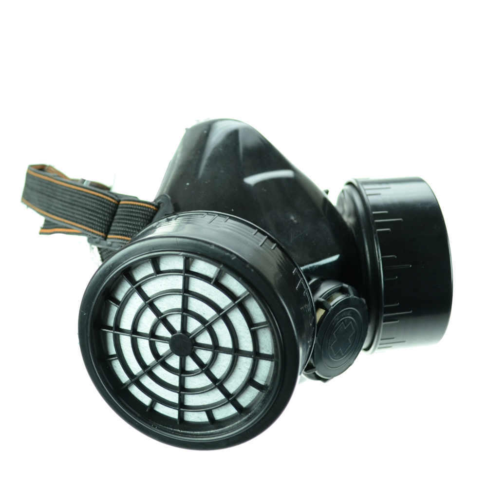 Gasmasker zwart - Gothic Halloween Party Gasmasker zwart - Gothic Halloween Party