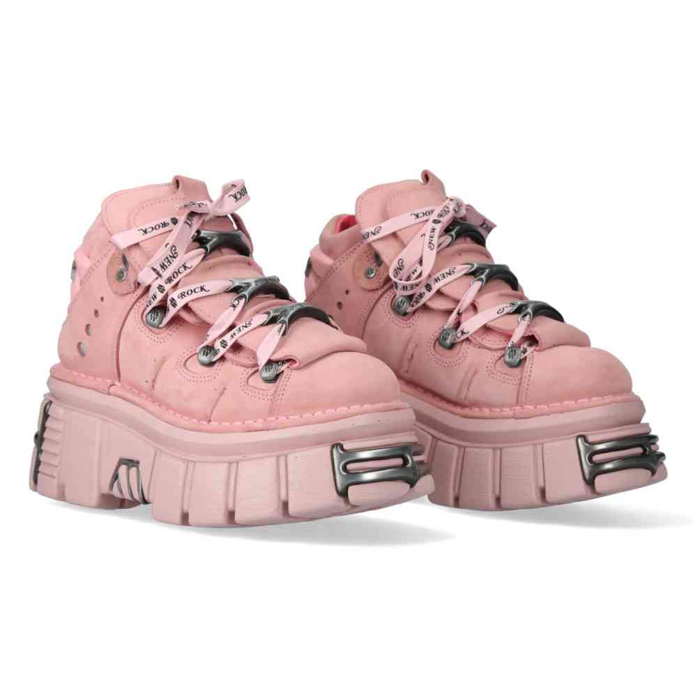 New Rock New Rock - M-106-C158 Plattformstiefel - Rosa | Attitude 