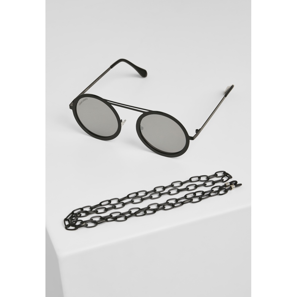Urban Classics Urban Classics - 104 Chain Sunglasses silver mirror/blac