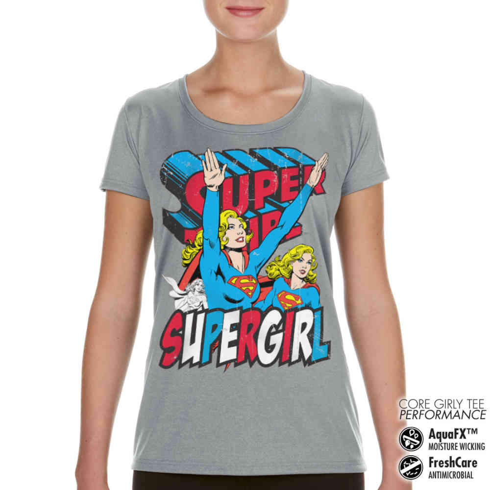 supergirl t-shirt damen
