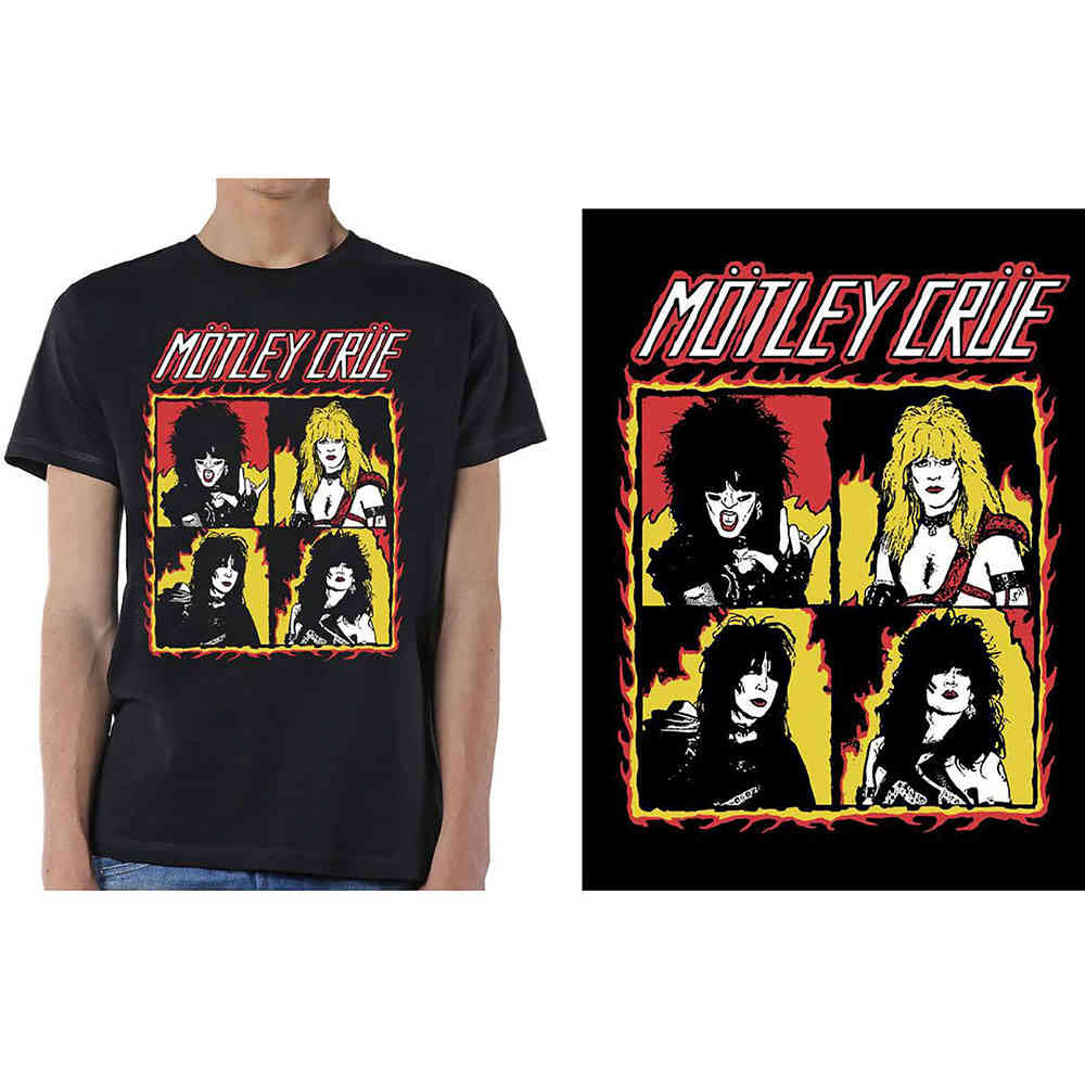T-Shirt Motley Crue 'Every Mother's Nightmare' White NEW & OFFICIAL! 