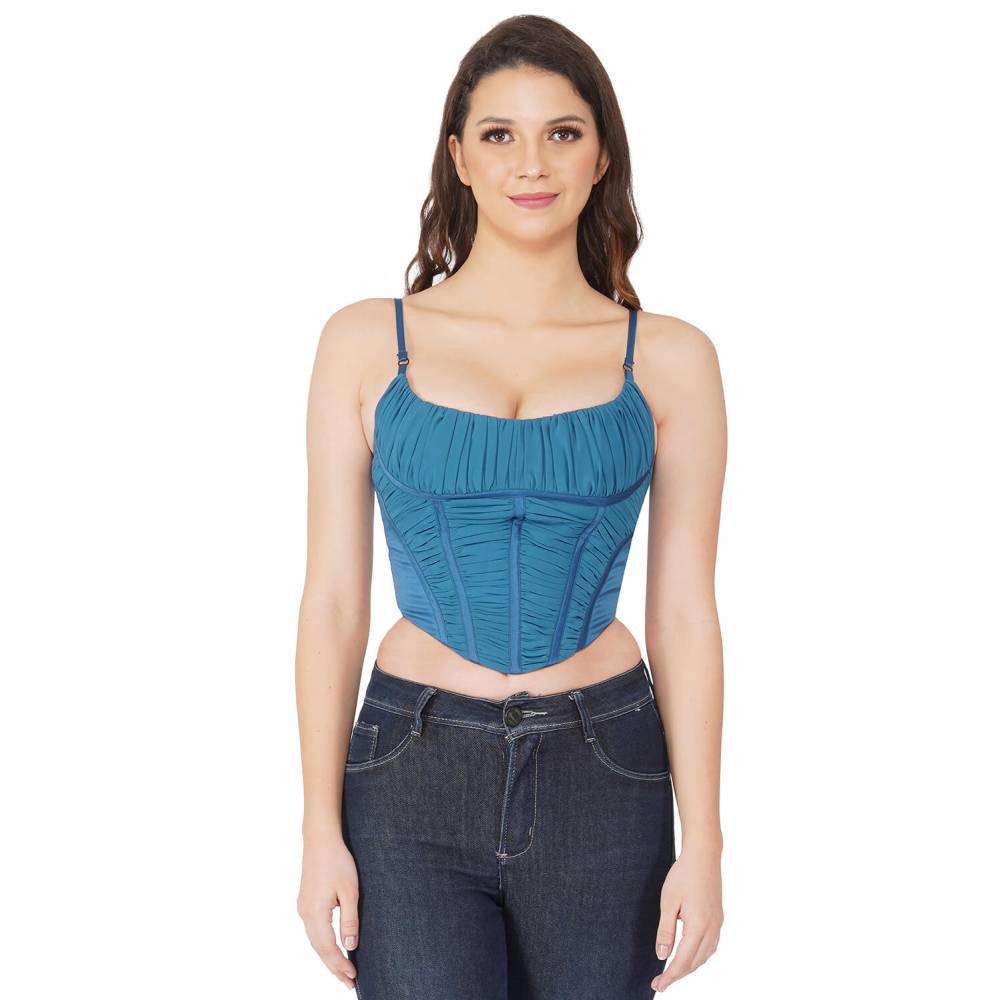 Attitude Corsets Attitude Corsets - Alina Korsett oben - Blau | Attitud