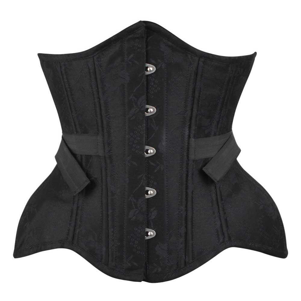 Damen Leder Korsett Aus Rindsleder - Taillentraining Mit Stahlstäbchen