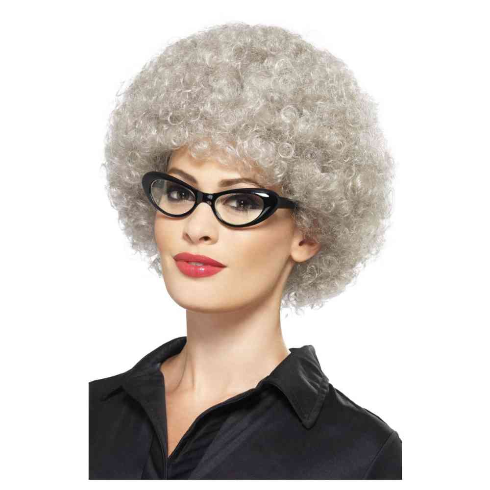 Smiffys Smiffys - Granny Perm Perücke - Grau | Attitude Deutschland